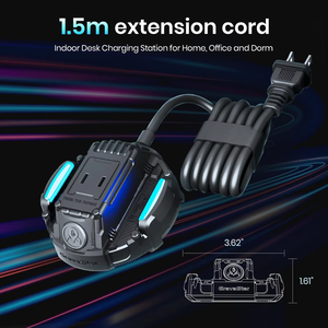 GravaStar A5 Power Extension Cord, Suitable for Alpha65 65W Charger and Delta35 35W Charger, 5 Feet Extension Cord <b>Plug</b> - Product Image 3