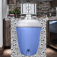 Triturador de Residuos de Alimentos Eléctrico de Doble Etapa de Acero Inoxidable para el Hogar, Triturador Continuo de Desechos con Motor de CC de 1 HP