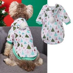 En Stock, Venta Caliente, Sudadera con Capucha para Perros Pequeños, Otoño Invierno, Poliéster, Estampado Floral, Ligera, para Navidad - Product Image 6