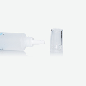 PE <b>Squeeze</b> Tube Custom Light Print Soft Tube With Press Roller <b>Ball</b> Applicator & Clear Outer Cap For Skin Repair Gel - Product Image 2