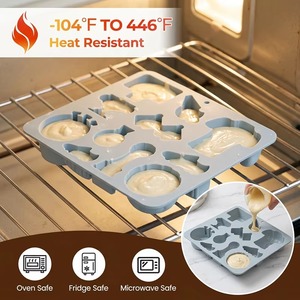 12 cavity football trophy silicone <b>mold</b> LFGB non stick fondant silicone <b>mold</b> cake decoration chocolate making <b>mold</b> - Product Image 6