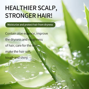 Suero Capilar Reparador Hidratante y Exfoliante Anticaspa de Aloe Vera Orgánico de Marca Privada OEM - Product Image 2