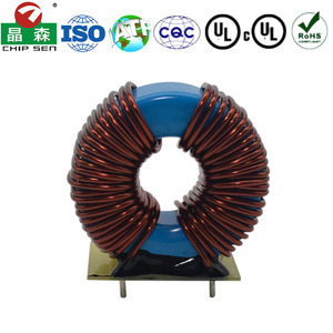 Inductor toroidal de núcleo de ferrita Ni-Zn de orificio pasante 100uH 15A 25A, bobina de choque de modo común, inductor de potencia de alta corriente para audio y UPS - Product Image 6