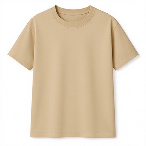 Camiseta de Algodón Tejido de Color Sólido para Hombre - Servicio Personalizado OEM ODM de Alta Calidad, Corte Holgado - Product Image 5