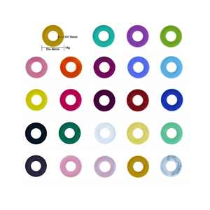 Al por mayor: Abalorios de silicona con forma de donut, dijes para pulseras, llaveros de pasatiempo y accesorios para la fabricación de joyas y chupetes de bebé - Product Image 5