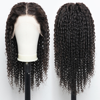 Wig Rambut Manusia Grosir Wig Lace Front untuk Rambut Keriting Warna Alami Lace Transparan Tanpa Lem Vendor Langsung Wanita
