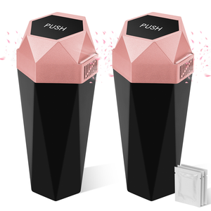 Mini poubelle de <span class=keywords><strong>voiture</strong></span> <span class=keywords><strong>portable</strong></span> avec désodorisant parfumé pour <span class=keywords><strong>porte</strong></span>-gobelet de véhicule et utilisation sur petit bureau - Product Image 1
