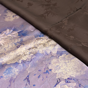Mới Trung Quốc-Phong Cách Quốc Gia Xu Hướng Trắng Ngọc Hoa Mẫu Đơn Hoa Jacquard Mây Gạc Vải Trọng Lượng Nhẹ Hanfu Váy Sườn Xám In - Product Image 3
