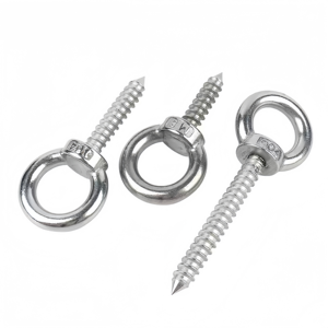 Perno de ojo de tornillo autorroscante Capacidad de carga <span class=keywords><strong>500</strong></span> Lbs Gancho de ojo de tornillo grande de madera - Product Image 1