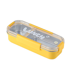Boîte à lunch en acier inoxydable 304, qualité alimentaire avec couvercle, boîte de conservation portable pour étudiants, pour l'extérieur - Product Image 6