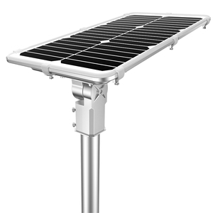 ไฟถนนโซลาร์เซลล์ LED ออลอินวัน ปี 2019 รุ่นใหม่ล่าสุด 20W ประสิทธิภาพสูง 160LM/W พร้อมรีโมทคอนโทรล IP66 ตัวโคมอลูมิเนียม ใช้งานได้นาน 50000 ชั่วโมง FL- - Product Image 4