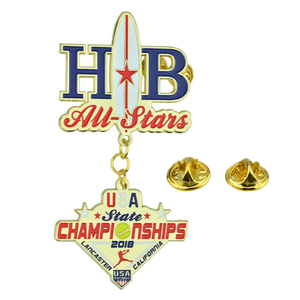 निर्माता थोक डिजाइनर धातु बैज उपहार उपहार हार्ड कस्टम लैपल पिन कंपनी लोगो के साथ - Product Image 6