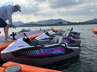 TAME BILLOW 2025 Nouvelle Arrivée Vente Chaude Bateau Karting Électrique, Mini Bateau Jet d'Eau pour Sports Nautiques