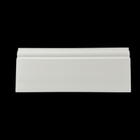 Plinthes murales décoratives en polystyrène blanc moderne BANRUO, imperméables, faciles à installer, accessoires pour appartement