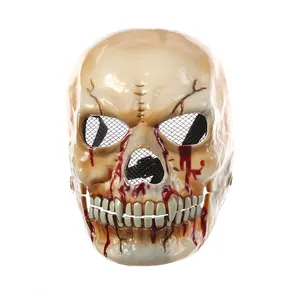 Offre Spéciale un masque qui bouge sa bouche effrayant Halloween masque décorations de fête accessoires Photo masque facial Halloween