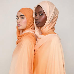 ฮิญาบสีมันวาวแบบกำหนดเองระบายอากาศได้ดีเป็นมิตรกับสิ่งแวดล้อมทุกฤดูกาลแฟชั่นที่มีคุณภาพสูงในชีวิตประจำวัน - Product Image 1