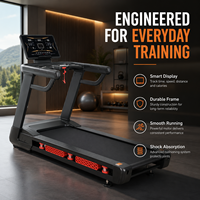 K-FIT GSTC-5810-2 商业级跑步机橡胶减震系统安全锁具 24 种健身程序，适合健身工作室