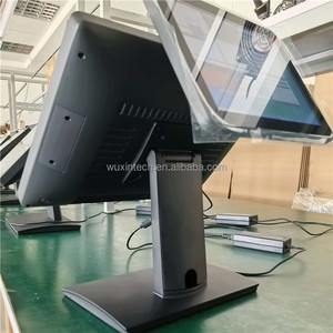 Sistema POS Personalizado Todo en Uno de 15.6+11 Pulgadas con Pantalla Táctil Dual, Dispositivo de Caja Registradora con Android 13 y Google Store, Venta al Por Mayor - Product Image 4