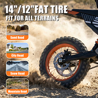 Stock USA in Electric Dirt Bike Off-Road Motorcycle 3000W 48V Range,Dual Suspension & Hydraulic Brakes Fit Age 13+ Max 35MPH