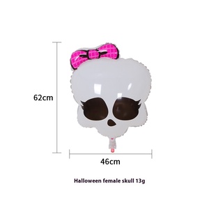 Vente en gros de décorations pour <span class=keywords><strong>le</strong></span> festival des fantômes d'Halloween Ballon en aluminium mat avec chauve-souris citrouille pour arrangements de ballons - Product Image 2
