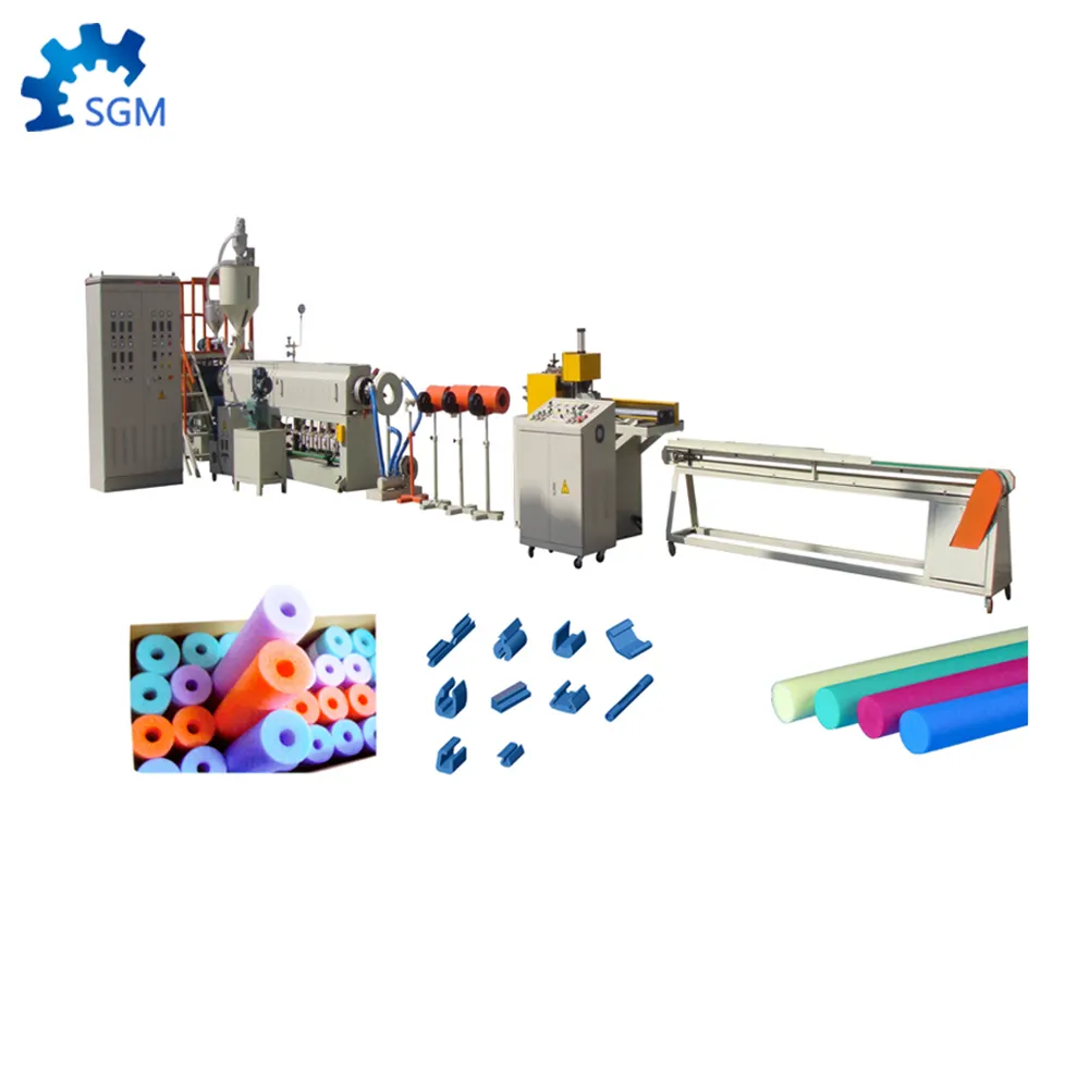 Hot Selling!!pe foam pipe production line / pe insulation pipe production line