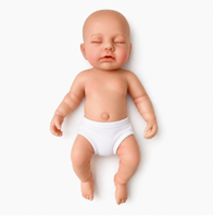 Poupée reborn en silicone solide de 30 cm (12 pouces), jouet réaliste, cadeau compagnon pour enfants