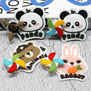 Little Bear Rabbit Cartoon PVC Sonnenschutz kappe Kinder Soft Rubber Aircraft Label Rotierende Windmühle Explosions geschützte Funktionen - Product Image 6