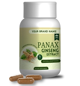 Capsules d'extrait de Panax Ginseng à prix réduit Private Label OEM Service - Product Image 1