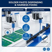 Máquina Dispensadora de Pegamento Termofusible de Escritorio de 30 ml para Fijación de Arnés, Ensamblaje de Componentes Electrónicos, Robot de Precisión de 3 Ejes Maistone