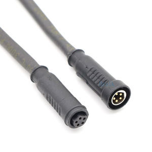 एम 8 महिला 3 4 5 8 पोल सीधे नंगे छोर पिंडली केबल तेल प्रतिरोधी पुर जैकेट - Product Image 6