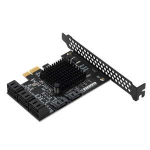 <span class=keywords><strong>Carte</strong></span> d'extension <span class=keywords><strong>de</strong></span> disque dur SATA 8 ports PCI-E vers SATA X1 pour ordinateur <span class=keywords><strong>de</strong></span> bureau, adaptateur <span class=keywords><strong>de</strong></span> lecteur SSD intégré, marque OEM, garantie <span class=keywords><strong>de</strong></span> 90 jours - Product Image 2