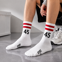 Chaussettes personnalisées en gros, chaussettes de mode, chaussettes en coton doux, chaussettes courtes, chaussettes avec logo personnalisé OEM ODM pour hommes et femmes, vêtements décontractés