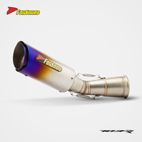 Système d'échappement de moto Forsound Factory à prix de gros, silencieux en acier inoxydable Zontes703RR style MotoGP, tuyau de pot d'échappement court en forme de couronne