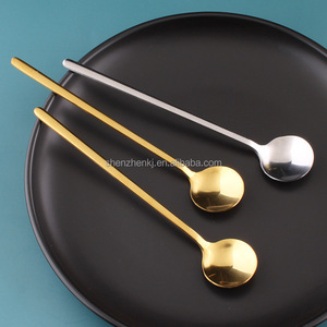 Offre Spéciale Miel Cuillères À Café Mélange Cuillère Salade Ensemble Corée Soupe à Long Manche Cuillère À Café Cuillère De Cuisine Gadget Outils Accessoires - Product Image 3