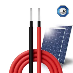 TUV CE apprlval dc power solar cable 25mm copper cable 50 mmq electric wire for solar panels 6mm and 8mm