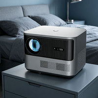 Projecteur Odm Rd-501 compatible avec téléphone, projecteur 3D pour enfants avec application, projecteur longue portée Full HD haute luminosité pour la lumière du jour