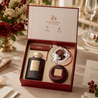 Coffret Cadeau Personnalisé : Diffuseur à Bâtonnets et Alternative Décorative à la Bougie Sans Flamme pour Aromathérapie, Idéal pour Mariages et Cadeaux d'Entreprise