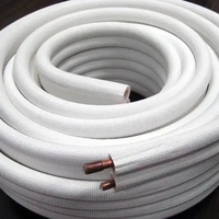R410A/R32 Tube en cuivre pré-isolé pour HVAC 1/4 "-1-1/8" Tailles Armaflex/EPDM