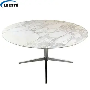 Bianco carrara snow white marble slab Mainly used in Home Decoration Dining Table Set Snow White Marble