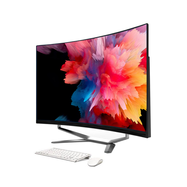 AIO Computer All in One PC Lcd All in One Led Panel Curved Screen I3 I5 I7 I9 512gb Ssd 16gb Ddr4 All in One computer