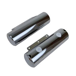 Pieds de canapé et de chaise/armoire ronds en fer chromé, embouts décoratifs, design moderne, pour hôtel, maison, bureau, salle de bain, salon - Product Image 4