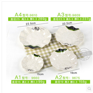 Plato de Melamina Imitación Porcelana Xiangyuan A5, Redondo, Libre de BPA, para Uso en Hoteles y Restaurantes - Product Image 2