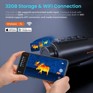 Monocular de Visión Nocturna 84*288 con Súper Resolución AI, Zoom Óptico 8X, Visión a Color Día/Noche para Uso en Exteriores - Product Image 2