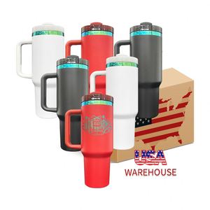 Vacuum <b>Insulated</b> 40Oz H2.0 Green Plated Underneath Coffee <b>Mug</b> With Handle Laser Engraving for Outdoor Sports Travel - Product Image 4