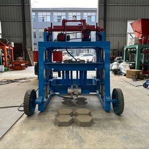 4-35 Di Động Bán Tự Động Xi Măng Bê Tông Lỗ Khoan Vòng Khối Kênh Khối Máy Làm Với Bánh Xe Cho Di Chuyển - Product Image 3