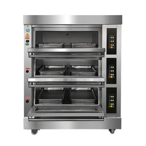 <span class=keywords><strong>Petit</strong></span> four à gaz et électrique <span class=keywords><strong>professionnel</strong></span> commercial pour la cuisson du pain simple double pont pour la boulangerie-pâtisserie équipement <span class=keywords><strong>de</strong></span> boulangerie avec vapeur - Product Image 1