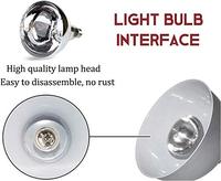 Lampe chauffante alimentaire télescopique flexible, lampe chauffante électrique colorée suspendue pour buffet, lampe chauffante alimentaire