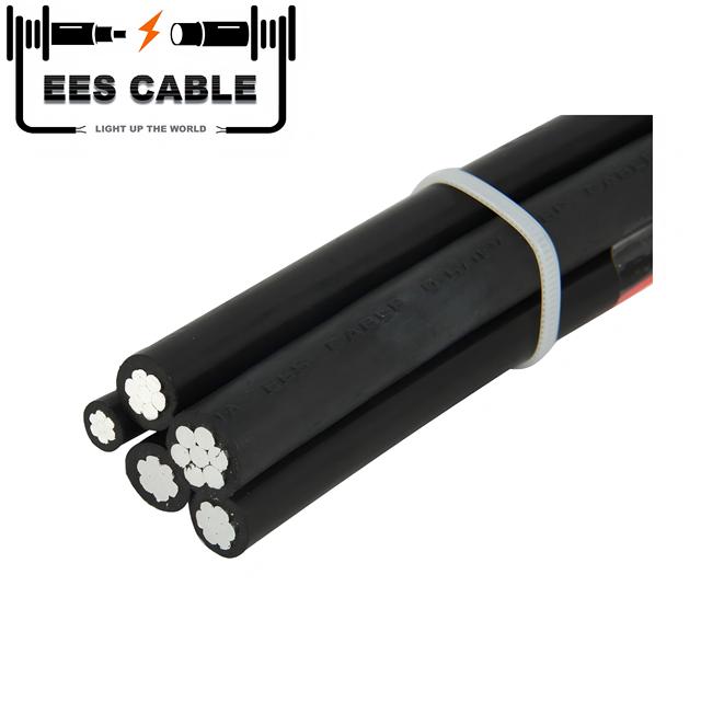 ABC Cable Preassembled Aerial Bundled Electrical Power Cables 3*50mm2+54.6mm2+16mm2
