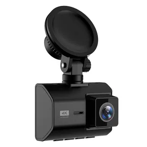 2.0 inch IPS HD Touch Screen GPS WiFi 4K and 2K Dual Dash Cam with Suction Cup Mount