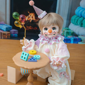 Yeezwood 18 pouces <span class=keywords><strong>Halloween</strong></span> cadeau Clown bébé poupée Reborn bébé poupées fille réaliste vinyle Silicone bébé fille Reborn poupée - Product Image 4